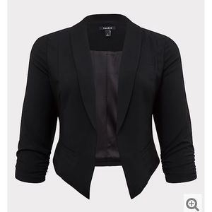 NWT Torrid Black Crepe Blazer